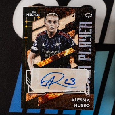 Alessia Russo - 2025-26 Topps Knockout UWCL - Orange /25 - Arsenal FC