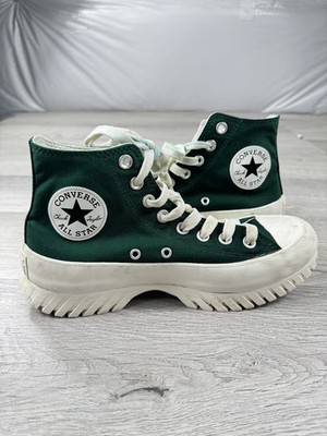 Converse Chuck Taylor All Star Lugged 2.0 Green Canvas High Top Womens 8.5 US