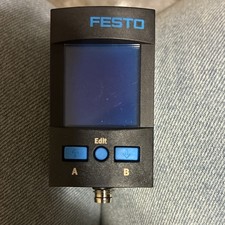 Festo Gauge Pressure Sensor Digital Output SPAU-P10R-T-R14M-L-PNLK-PNVBA-M8D