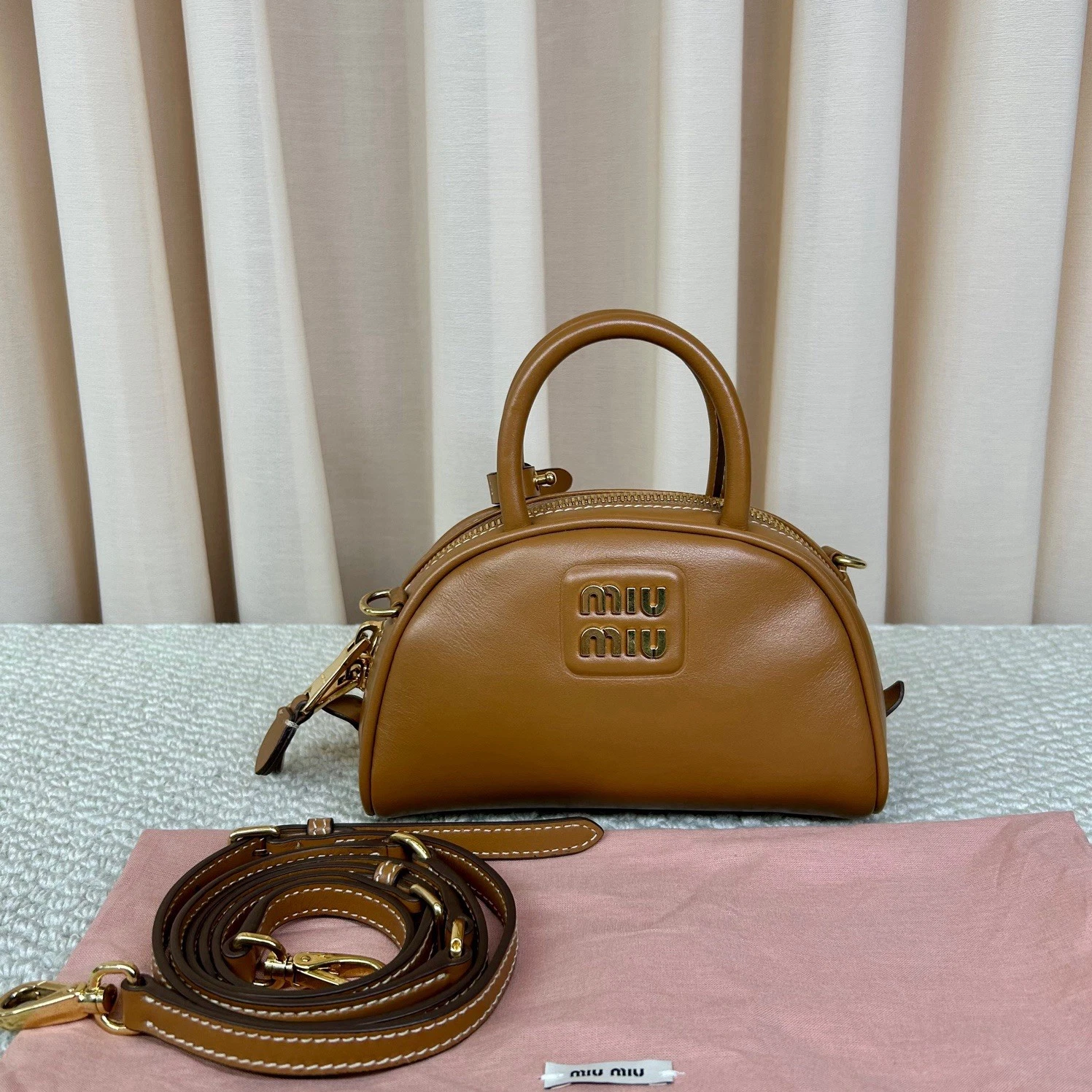 Miu Miu — Authentic Pre-owned Miu Miu Beau Mini Bowling Bag