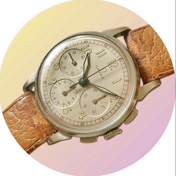 Vintage OMEGA Chrono cal.27 CHRO C12 T2 PC Orologio da collezione pre-utilizzato