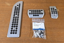 Genuine Ford Mondeo Mk4 Aluminium Pedal Covers Auto (Fits Galaxy S-Max) 1722227
