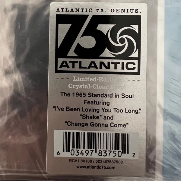 Otis Redding Otis Blue Otis Redding Sings Soul Crystal Clear Vinyl LP New - Image 3 of 4