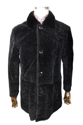 £2855 VERICCI NERZ PELZKRAGEN TEDDYBÄR SEARLING PELZ AUTO MANTEL 40 50 M ITALIEN
