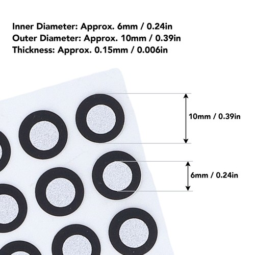 1200Pcs 3D Scanning Marker 6mm ID 10mm OD High Reflective Strong Adhesive 3D - Bild 14 von 24