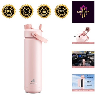 Versatile 26 Oz Insulated Water Bottle for Sports & Travel - Leak-Proof Design