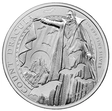2025 Great Britain Gothic Horror First Release - Count Dracula 1 oz Silver in...