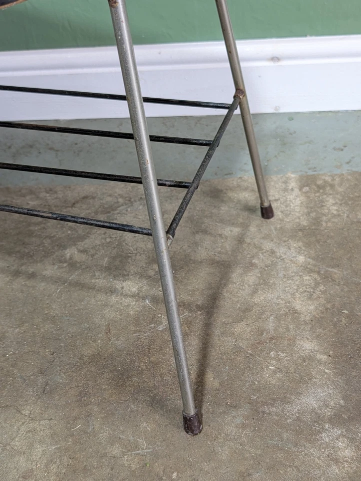 Vintage Formica Side Coffee Table Atomic Sputnik Danish White Mid-Century  - Image 3 of 4