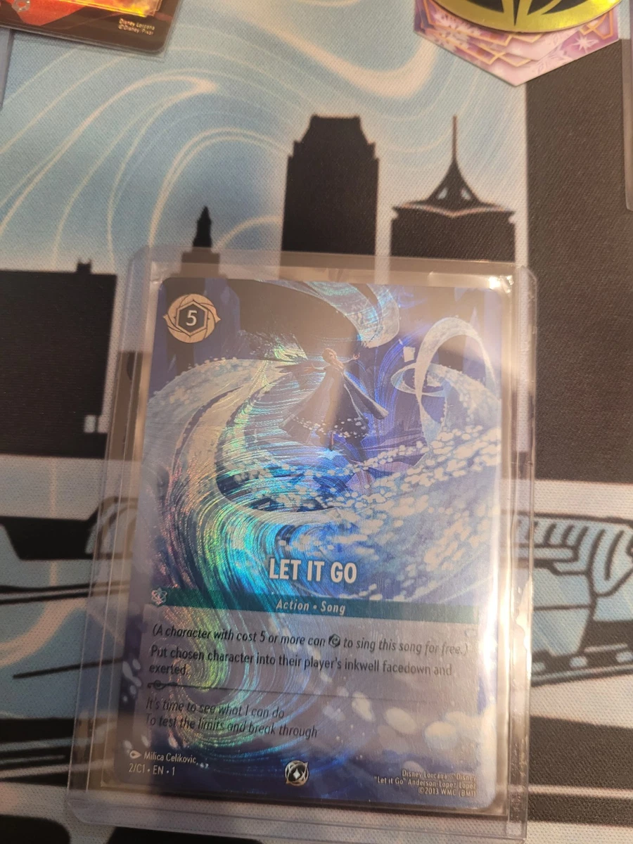 Let It Go 2 Disney Lorcana Promo Cards for sale | eBay