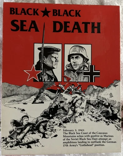 Black Sea Black Death Peoples War Games 1982 Unpunched NM