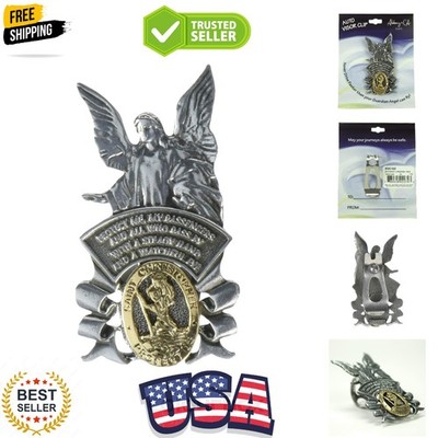 Abbey & CA Gift St. Christopher Guardian Angel Sun Visor Clip - Car and Autom...