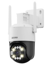 4K 8MP Outdoor Plug-in WiFi 6 Security Camera for Home,Pan-Tilt 360 View Surv...