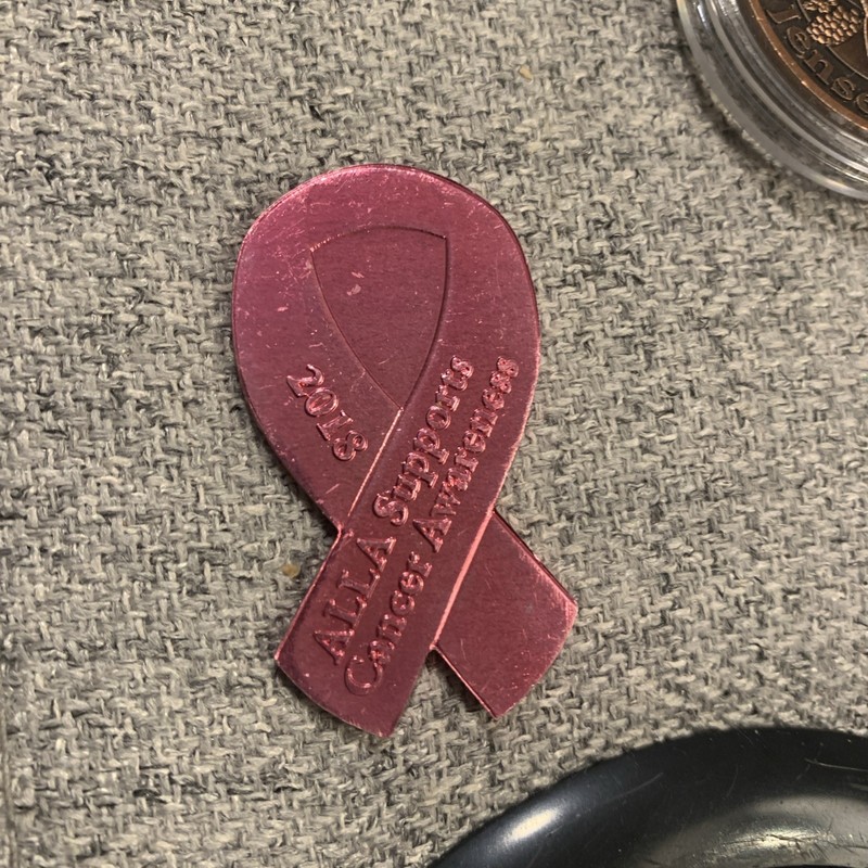 Mardi Gras Doubloon Krewe Alla Pink Ribbon Doubloon New Orleans Susan B