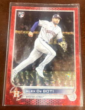 2022 Topps Update Red Ice Foil  /199 Alex De Goti RC #US29 MLB Houston Astros