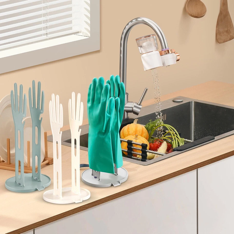 Guantes Secadora Fregadero Toalla Almacenamiento Soportes Mitón Secador Soporte Guantes Foto 3 de 4