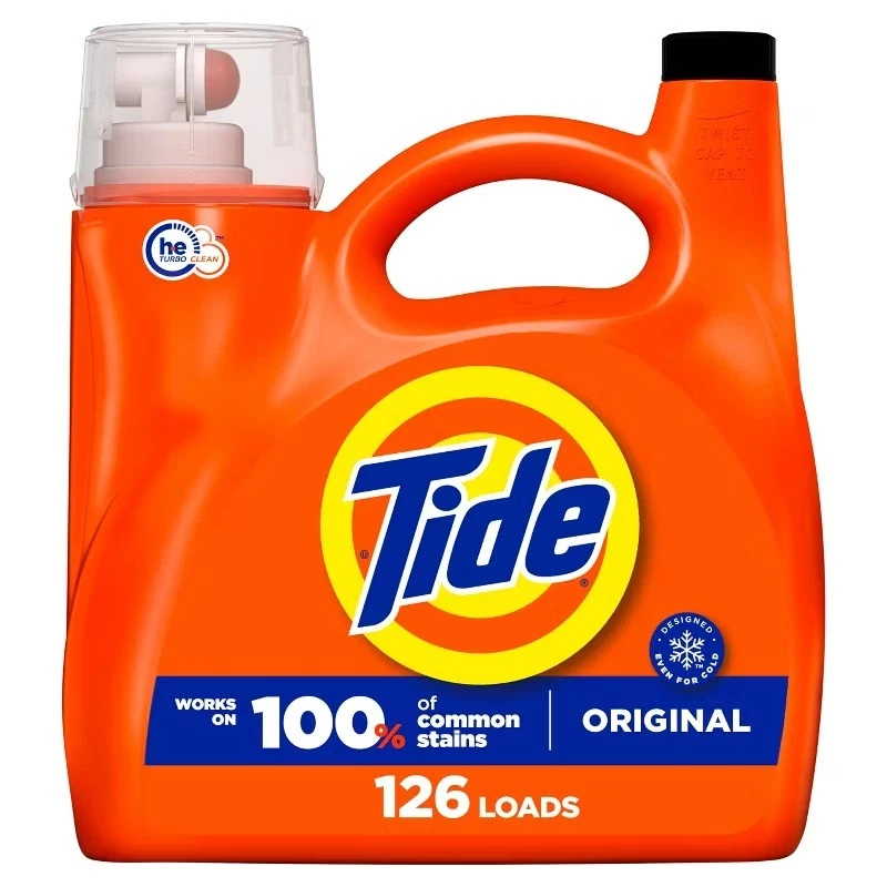 Tide Original HE Deep Cleaning Concentrated Liquid Laundry Detergent Soap - Thumbnail 5
