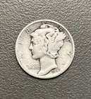 1942 - 10C Mercury Dime / 90% Silver Coin.