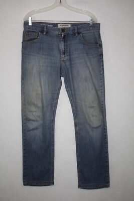 Alberto Jeans Mens Modern Fit Stone Straight Leg T400 Denim 33x32 (meas 34x30)