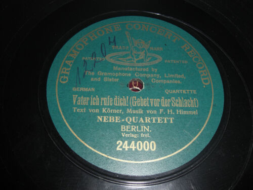 (S3331) Nebe Quartett - Zu Strassburg auf der langen Brück - Vater ich rufe dich - Bild 1 von 1