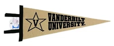 Vanderbilt Commodores Wool Pennant by Collegiate Pacific-6x15-NWT