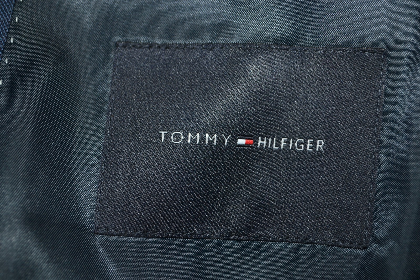 NWT Tommy Hilfiger Men's Navy Blue 2 Front Button Sports Coat Sz 44L thumbnail 9