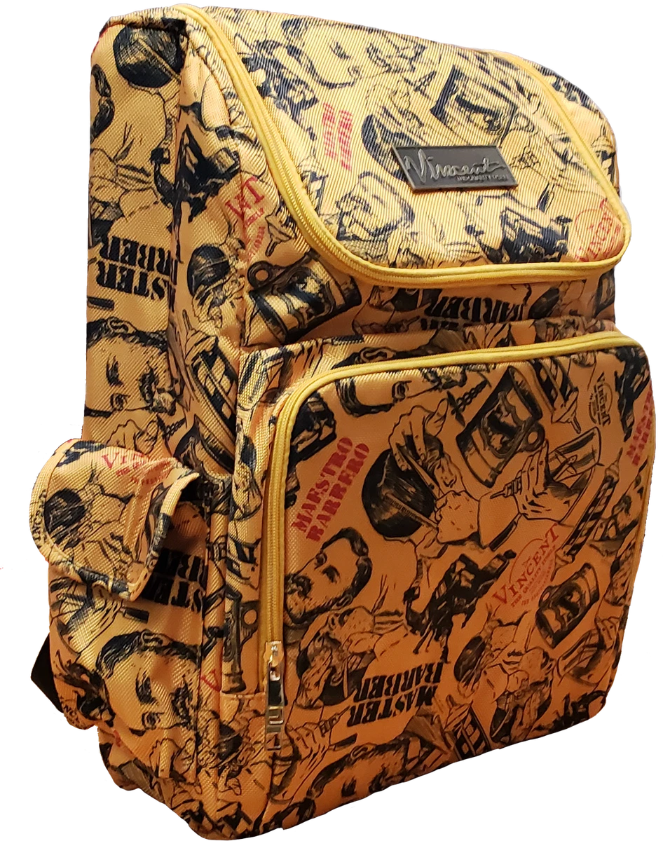 Vincent Clipper Trimmer Backpack - Gold Barber Back Pack Andis Wahl  Babyliss | eBay