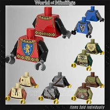 LEGO Minifig Castle Torsos 76382 "NEW" - All Styles & Colors Available