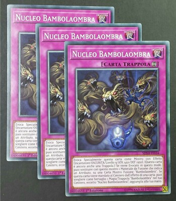 Set 3 Karten: KERN SCHATTENPUPPE auf Italienisch / Common SDSH-IT034 YUGIOH