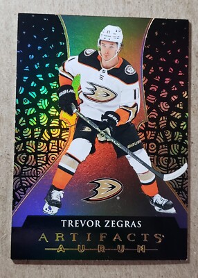 2023-24 Upper Deck Artifacts Aurum Trevor Zegras #A-19 Anaheim Ducks