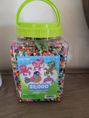 Perler Beads Bulk Assorted Multicolor Fuse Beads for Kids Crafts - Main Image