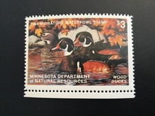 ICOLLECTZONE  US Minnesota MN8 1984 Duck Stamp VF NH