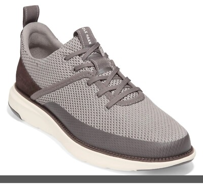 Cole Haan Men's Grand Atlantic Sneaker Oxford Shoes Storm Cloud Brown Size 10