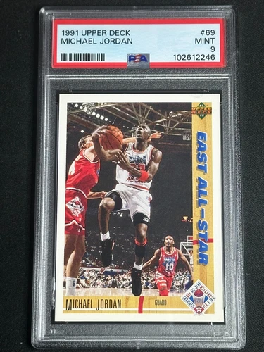 1991 Upper Deck Michael Jordan #69 PSA 9 MINT Chicago Bulls HOF GOAT All-Star