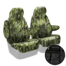 NEW Custom-Fit Multi-Cam Tropic Camo Tactical Seat Covers w/MOLLE Back USA-MADE