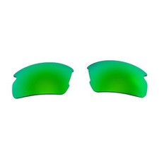 Walleva Emerald Polarized Lenses And Rubber Kit For Oakley Flak 2.0