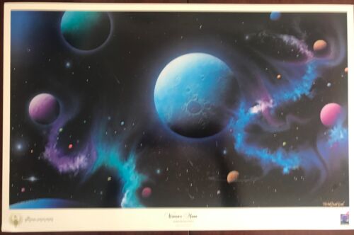 Michael David Ward Winter's Moon Limited Edition Lithograph Signed AP 35/75 COA