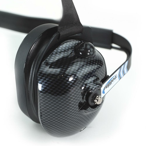 H41 Behind The Head Headset w/ Adapter Cable for Rugged Radios, Kenwood, Racing - Picture 13 of 16