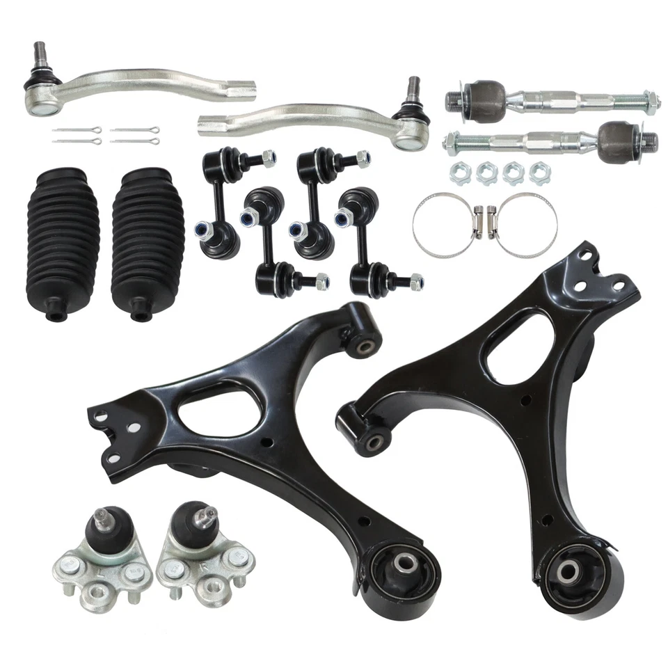 For Honda Civic 2006-2011 14pcs Lower Control Arms w Ball Joint Sway Bar Tie Rod - Image 4 of 4