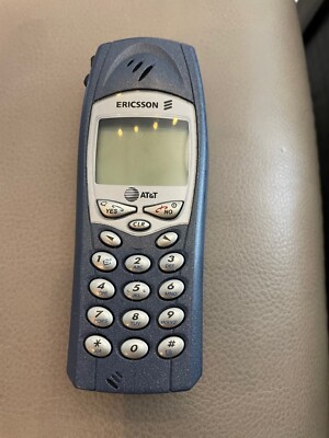 Ericsson R300LX Blue Vintage Cell Phone
