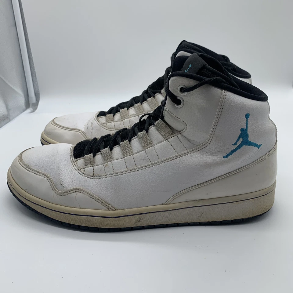 Zapatos para hombre Nike Air Jordan Executive blancos/azules Lagoon talla 12 - 820240-116 Foto 2 de 4