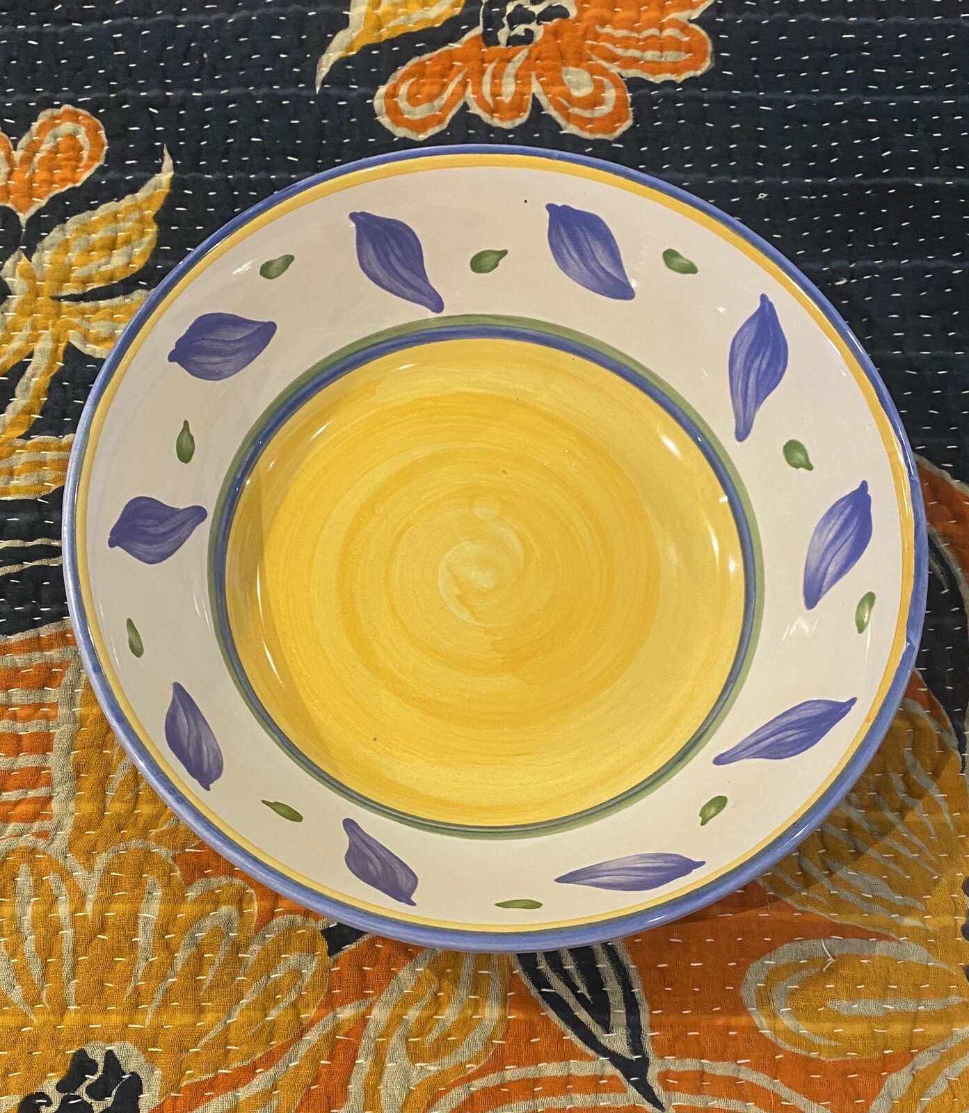 WILLIAMS SONOMA ☆ Tournesol (Portugal) 81/2" Pasta / Soup Bowls ☆ Set