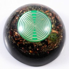 Orpanit® Matrix Orgonit MWO Stupa - Halbkugel Grün