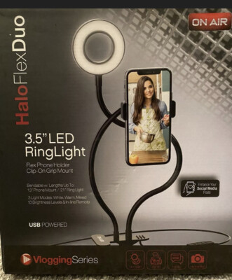 NEW On Air Halo Flex Duo LED Ring Light Vlogging Series