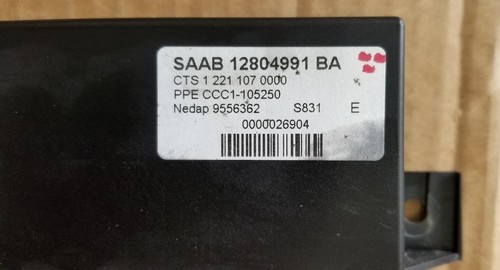 2004-2010 Saab 9-3 Convertible Soft Top Controller Roof Control Module - 第 2/4 張圖片