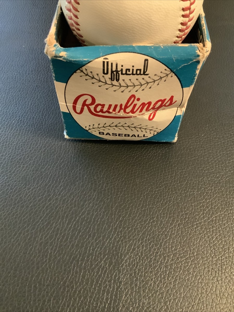 1966 Texas League Rawlings Baseball with box AA Baseball MLB