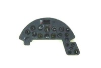 F4U-1/1A/1D Corsair Photoetched, Color Instrument Panel #7226 1/72 Yahu