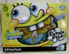 Nickelodeon SpongeBob SquarePants 7 Piece Jigsaw Foam Puzzle Pal-Brand New