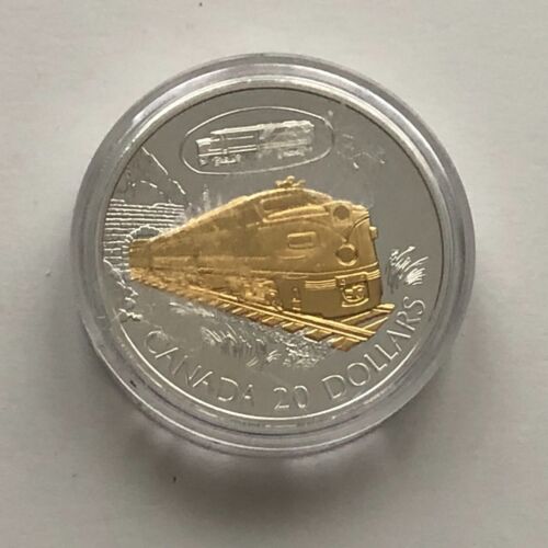 Canadá 20 dólares 2003, transporte, plata 925 PP parcialmente dorado, SELECCIÓN (S4-16-2 - Imagen 4 de 7