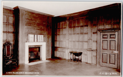 #ad #ad UK England Surrey Kew Palace Historic Kings Breakfast Room Paneling RPPC 1920s $4.86