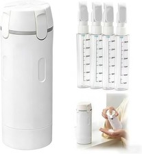 4 in 1 Travel Dispenser Bottle, Leakproof Rotatable Travel Pump Bottles for